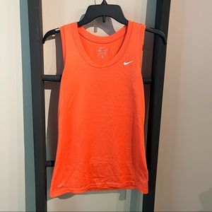 Orange Nike Dri-fit Womens Tank